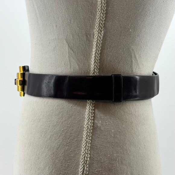 Judith Leiber Amethyst Gem Deep Purple Belt Expandable One Size - Picture 4 of 11